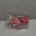 2 Pcs 9" Large Christmas Ball Ornaments - Shatterproof Finial Drop Decorations for Holiday Tree - Red Big Hanging Balls