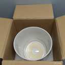 MPotTo 8 Inch Ceramic Pots for Plants Large Planter Pot with Drainage Hole and Saucer Round Flower Pot for Indoor Outdoor Decor, White,  Butterflies and Flowers White