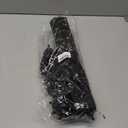 Holoras 100 Pcs Balloon Sticks with Base, Plastic Balloon Sticks Baloon Holder Balloon Straws for Party, Birthday, Wedding, Anniversary Decoration, Black