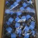 Frienda 50 Pcs Drip Irrigation Kit, 1/4" Barb for 5/8" Drip Tape, Twist Locks, Blue PP Plastic, Suitable for Gardens, Landscaping