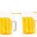 Beer Mug Pennant Banner Pub Party Banner Decoration Beer Birthday Banner Bar & Home Birthday Wedding Celebration Supplies