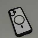 Miracase for iPhone 17 Case 6.3'', Full-Body Bumper Military Drop Protection Outdoor Phone case with Built-in Glass Screen &Camera Control,Easy Installation,No Gap,Compatible with MagSafe,Black