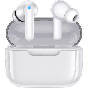 kurdene Wireless Earbuds, Bluetooth 5.3 in Ear Buds Light Weight Headphones with Deep Bass Sound,48 Hours Playtime Headset,Clear Calls Earphones with Mics for Sports Workout White kurdene Wireless Earbuds, Bluetooth 5.3 in Ear Buds Light Weight Headphones with Deep Bass Sound,48 Hours Playtime Headset,Clear Calls Earphones with Mics for Sports Workout White
