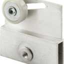 Prime-Line M 6054 Frameless Sliding Shower Door Top Bracket, 3/4 In., Flat Plastic Wheel, Steel Ball Bearings 2 Count (Pack of 1)