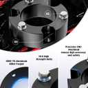 Richeer 3" Front and 2" Rear Leveling Lift Kit for 2005-2023 Tacoma, 3" Front Strut Spacers and 2" Rear Black Leveling Lift Block Kit Extended Square U-Bolts, 3"+2" Height for 2005-2023 Tacoma 2WD/4WD