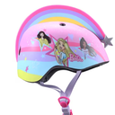 Barbie Rainbow Mohawk Kids Bike Helmet, 3D Helmet for Kids Ages 5+ (20.4-21.6 inch)