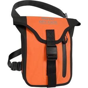 Thigh Bag for Men Women, Motorcycle Leg Pouch with Leg Strap, Waterproof Drop Leg Bag for Cycling Hiking Camping Fishing Climbing Outdoor (Orange)
