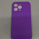 FireNova Designed for iPhone 13 Pro Case, Silicone Upgraded [Camera Protection] Phone Case, Soft Anti-Scratch Microfiber Lining Inside, 6.1 inch, Neon Purple