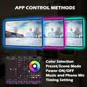 L8star Battery Powered Led Strip Lights, 2x16.4Ft (32.8Ft),Two Sets of Strip Light with 4 AA Battery Box/USB RGB LED Lights, Remote and APP Control