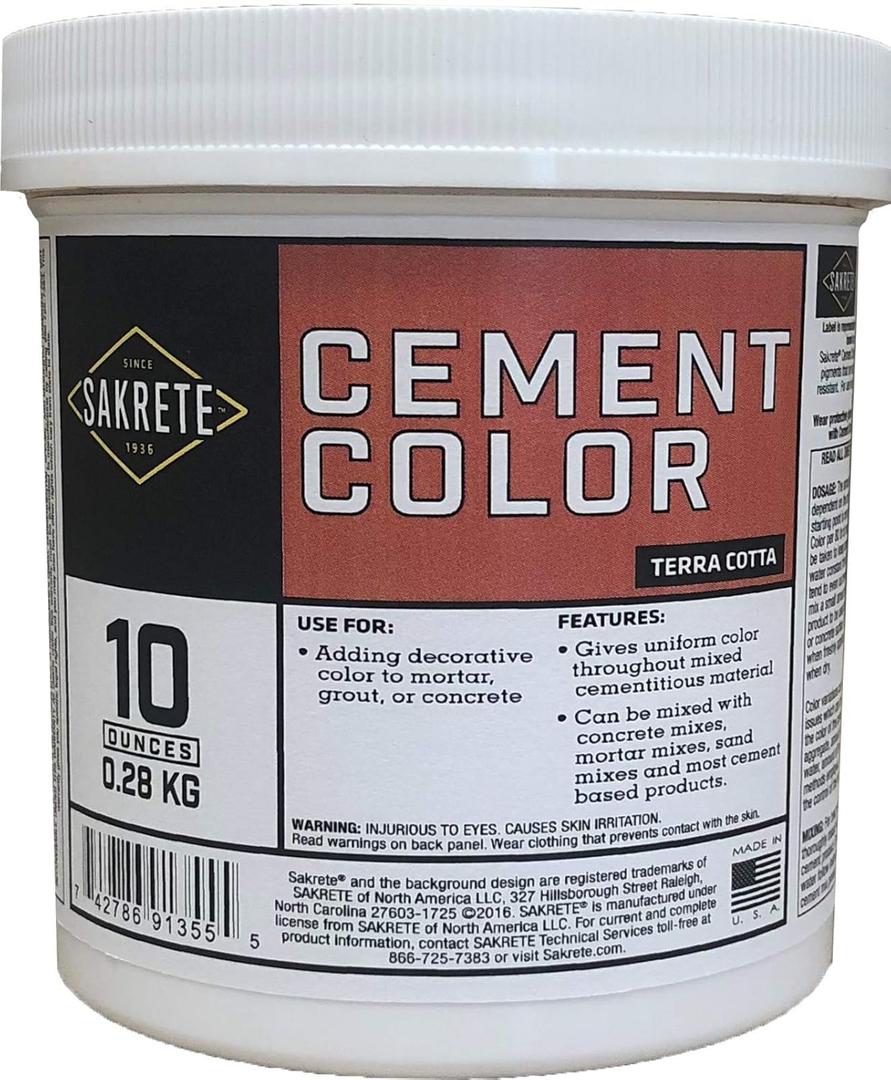 Sakrete Cement Color (10 Ounce) (Terra Cotta)