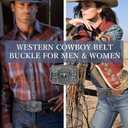 Western Belt Buckles Men - Cowboy Big Belt Buckle Vintage Mens Belt Buckles Gifts for Men & Women