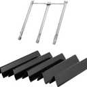 Spirit E-310 Replacement Parts 7636 Flavorizer Bars 69797 Burners for Weber Spirit II Grill Parts E310 S-310 E-320 S-320 E-330 S-330 Spirit 2 GS4 Flavor Bars Burner Covers Spirit Gas Grill Parts