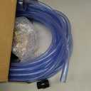 DXOPHIEX Gravel Vacuum for Aquarium Fish Tank Siphon Aquarium Water Changer with Three Metal Faucet Adapter and Long Hose 50 Feet