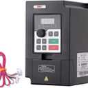 QNK 2.2KW 220V 3HP 11A AC VFD Converter Single to 3 Phase Inverter Variable Frequency Drive CNC Spindle Motor Speed Controller