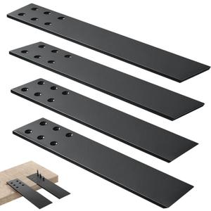 Countertop Support Brackets Heavy Duty 4 Pack 1/4" Thick 16 Inch Flat Hidden Knee Wall Countertop Bracket for Granite Quartz Wood Concret Countertops Screws Included