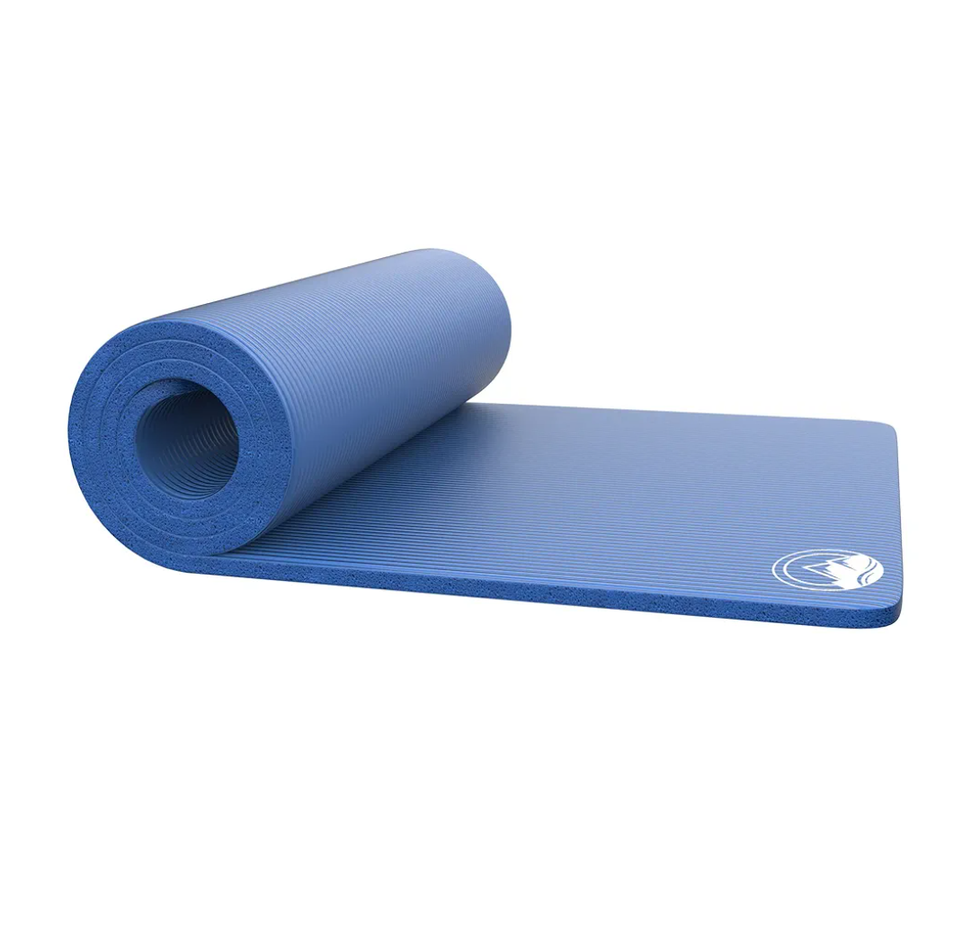 Set of 2 Foam Sleeping Mats for Camping – Extra-Thick 1.25-Inch Waterproof Sleep Pad Set with Carry Straps for Tents or Sleepovers by Wakeman, 