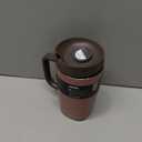 Owala SmoothSip Slider Stainless Steel Insulated Travel Mug with Handle, 100% Leak Proof, For Hot and Cold Drinks, Travel Friendly with Sliding Lock Lid, 12oz, BPA Free, Leak Proof, Cozy Cocoa