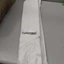 No Tools No Drill Cordless Roman Shades for Indoor Windows 100% Blackout, for Window Size 26" W 48" H White