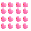 30 Pink Rubber Duck Kids Bath Duck Toys ,Squeak Rubber Ducks in Bulk Rubber Ducks Baby Shower Duck Decorations Party Favors (2.2’’)