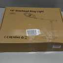 Overhead Phone Camera Mount for Desk Tripod - 10" Ring Light with Stand - Solid Ring Light with Clamp for Artist Drawing, Video Recording,CRI >95 RingLight for Tabletop