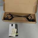 Kingsyard 2 Pack Middium Heavy Duty Deck Hook - 10 inch Metal Deck Railing Hooks for Hanging Bird Feeders, Planters, Suet Baskets, Lanterns, Wind Chimes (10" Clamp Mounted)