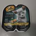 Sheba Perfect Portions Kitten Wet Cat Food Pate Chicken Entree, Salmon Entree, and Turkey Entree, 2.6 oz. Twin-Pack Trays (24 Count, 48 Servings), Best By: 12/10/2026