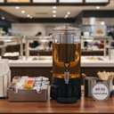 9.5L 60-Cup Tea Maker Machine, Tea Dispenser Pot, Hot Water Dispenser | Removable infuser, multi-function brew and keep-warm, for flower blooming, iced tea, commercial catering, hotels and events