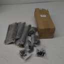 Industrial Pipe Shelving 8 Inch Floating Shelf Brackets DIY Shelving Brackets 12 Pack Pipe Decor Wall Rustic Clothing Rack