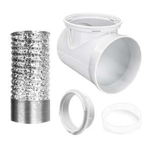 Dryer Vent Hose for Tight Space Vent Connector Set 90 Degree Dryers Elbow Attachment Dryer Exhaust Dryer Vent Hose for Tight Space Vent Connector Set 90 Degree Dryers Elbow Attachment Dryer Exhaust