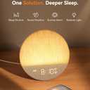 Dreamegg Sunrise 1+ Sound Machine, Sunrise Alarm Clock, Night Light, APP Control, Sleep Routines, Favorites Mode, 34 Soothing Sounds, White Noise Sound Machine, Wake Up Light for Bedrooms, Adults