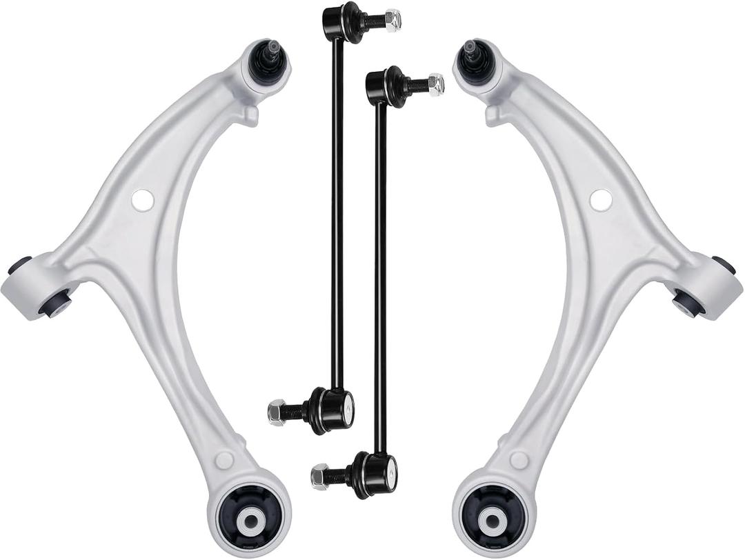 Front Suspension Kit Lower Control Arm Compatible with 2005-2010 Honda Odyssey 2005 2006 2007 2008 2009 2010 Stabilizer Sway Bar Links