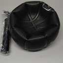 AND1 Street Grip Premium Composite Leather Basketball & Pump- Official Size 7 (29.5) Streetball, Made for Indoor and Outdoor Basketball Games (Black)