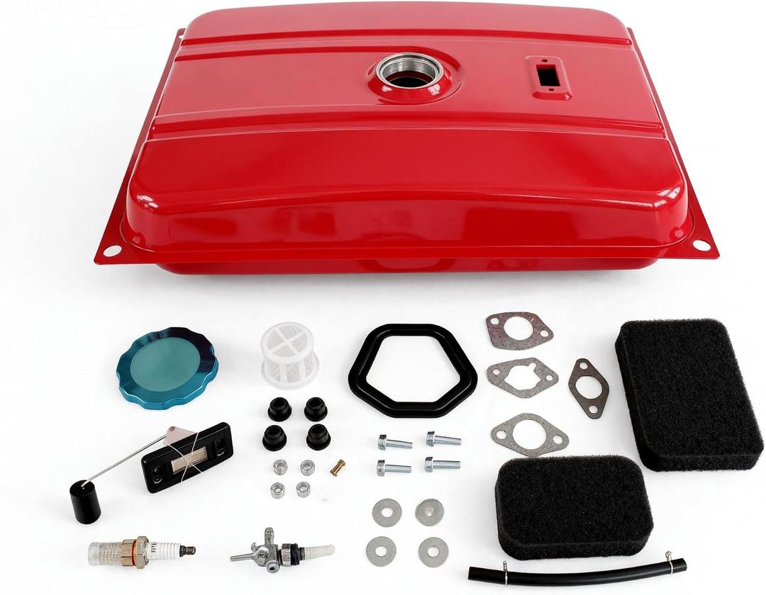 FDJ 7 Gallon Universal Generator Gas Tank specifically designed for Honda (EB5000, EB6500, EM5000, EM6500 series) and Predator (6500, 7000, 8750, 9000) generators replacement for Champion, and Generac