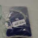 Velvet Evening Bag for Women Rhinestone Clutch Bag Sparkly Handbag (Blue)