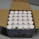 200 Pack Tealight Candles in Metal Cups - Clean, White Unscented with 4.5 Hour Long Burning Time - Votive Candles Bulk for Romantic Dinner, Weddings, Spa & Hotels by PARNOO