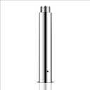 Pole Extension for Pole Dancing 45mm - 125/250/500mm Dancing Pole Extension, Easy to Install, Smooth Connection Chrome Extension for Dance Pole (Silver)