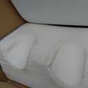 Hansleep Bed Wedge Pillow Set for After Surgery 4PCS, Post Surgery Pillow for Sleep Apnea and Acid Reflux Relief, Adjustable Reading Pillows Back Support with Memory Foam, White, 20"