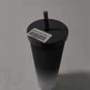 Manna™ Axel™ Plastic Tumbler & Straw Set - Black
 24 OZ