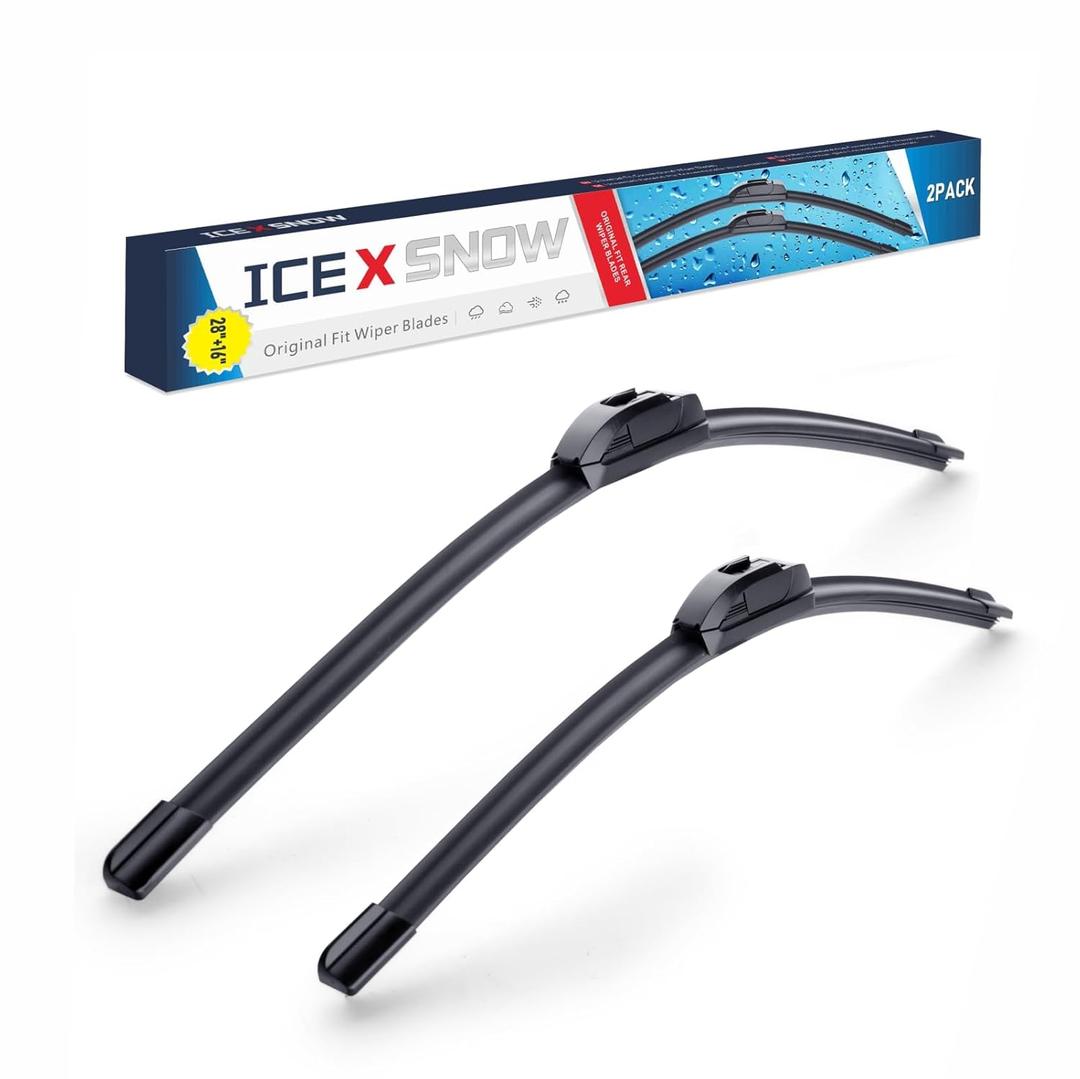 28" +16" Wiper Blades for Fit for Nissan Altima 2018-2007 Maxima 2023-2009(Pack of 2) U/J Hook,Original Factory Quality Windshield Wiper Blades for My Car