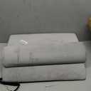 PYURIFAI Recliner Foot Rest Cushion - Recilner Leg Rest Cushion with Removable Semi-Cylinder for Superior Support, Adjustable Recliner Foot Rest Extender, Recilner Leg Pillow with 2 Straps, Grey