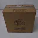 Phosphor 6 PCS Glass Hurricane Candle Holder, Black Glass Candle Holder for Wedding Party Christmas Or Home Decor