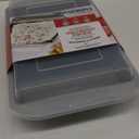 Farberware Nonstick Bakeware Baking Pan With Lid / Nonstick Cake Pan With Lid, Rectangle - 9 Inch x 13 Inch, Gray