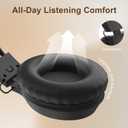 AM FM Radio Headphones, Personal Portable Radio Headset am/fm Digital with Best Reception for Jogging, Mowing, Cycling, Meeting, Powered by 2 AA Batteries (Not Included)