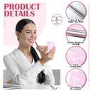 Qunclay 12 Pcs Employee Appreciation Gifts, Pink Compact Mirror for Women Inspirational Makeup Mirror Favors for Coworker
