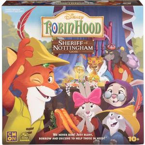 Spin Master Games, Disney Robin Hood Sheriff of Nottingham, Family Board Games, Disney Board Games for Family Night, 3-5 Players, for Ages 10 & Up