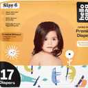 Hello Bello Premium Baby Diapers Size 6 I 17 Count of Disposeable, Extra-Absorbent, Hypoallergenic, and Eco-Friendly Baby Diapers with Snug and Comfort Fit I Sleepy Sloth
