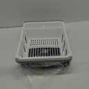 Dish drying rack expandable over the sink, in the sink and for cabinet and kitchen counter; Dish drainer rust proof, Large kitchen organizer with drainboard, two cutlery holders and 6 cup holders.