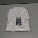 Van Heusen Men's Dress Shirt Fitted Poplin Solid (White, M)