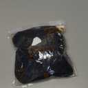 Foxiny Sexy Open Front V Neck Ruffle Sheer Mesh Lace Wireless Babydoll Lingerie Dress with Thong 2 Piece Women See Through Panty Set Chemise Negligee Hook Black Leaves Large