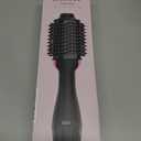 Hair Dryer Brush Blow Dryer Brush in One, Upgraded 4 in 1 Hair Dryer and Styler Volumizer with Negative Ion Anti-frizz Ceramic Titanium Barrel Hot Air Hair Straightener Brush
